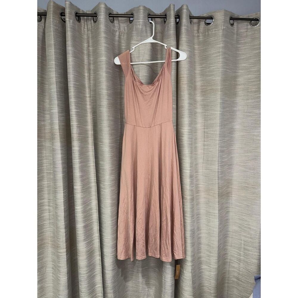 Reformation Marci Knit Midi Dress blush size medium - NWT
